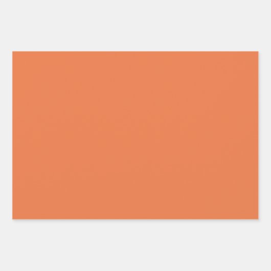 Rustiek Roest Bruin Effen Kleur Inpakpapier Vel (Voorkant 2)