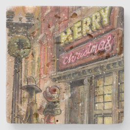 Rustiek Romantisch City Stroll Onderzetter