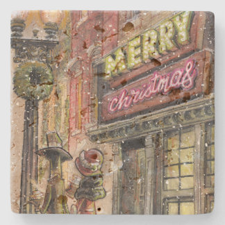 Rustiek Romantisch City Stroll Onderzetter