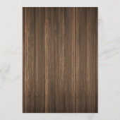 Rustiek Romantisch Groen Bruids Douche Uitnodiging (Achterkant)