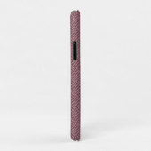 Rustiek rood parketpatroon Case-Mate iPhone case (Achterkant/rechts)