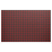 Rustiek Rood | Zwart Buffel Check geruite patroon Stof (Yard (91,4 cm))