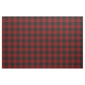 Rustiek Rood | Zwart Buffel Check geruite patroon Stof (Fat Quarter)
