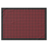 Rustiek rood zwart tafelkleed tijdloos geplakt acc (Voorkant (Horizontaal))