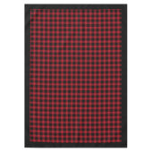 Rustiek rood zwart tafelkleed tijdloos geplakt acc (Voorkant)