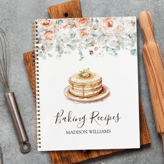 Rustiek Roos Bloemen Bloemen Bloemengroen Bakken R Notitieboek