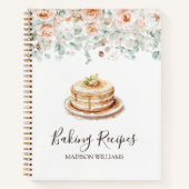 Rustiek Roos Bloemen Bloemen Bloemengroen Bakken R Notitieboek (Voorkant)