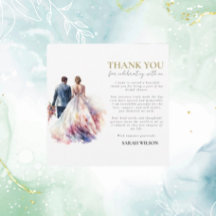 Rustiek Roos Boho Floral Bridal Dank u