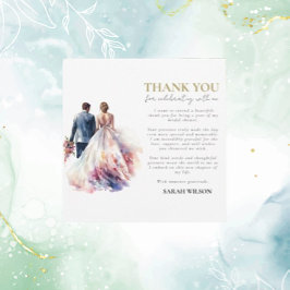 Rustiek Roos Boho Floral Bridal Dank u