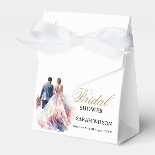 Rustiek Roos Boho Floral Bruiloft Bedankdoosjes (Voorkant Zijde)