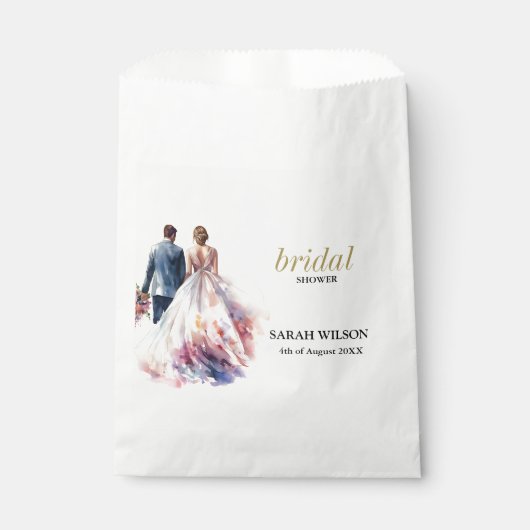 Rustiek Roos Boho Floral Bruiloft Bedankzakje (Voorkant)