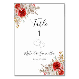 Rustiek Roos Country Bruiloft Kaart