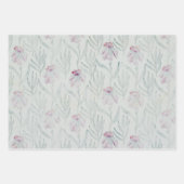 Rustiek Roos Goud Bloemen Botanische Natuur Patroo Inpakpapier Vel (Voorkant 3)