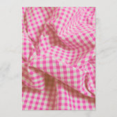 Rustiek Roze Bloemen Pensioen Party Kaart (Achterkant)