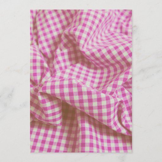 Rustiek Roze Bloemen Pensioen Party Kaart (Achterkant)