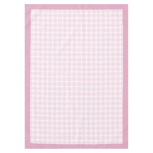 Rustiek Roze Check Tafelkleed Cottage Dining (Voorkant)