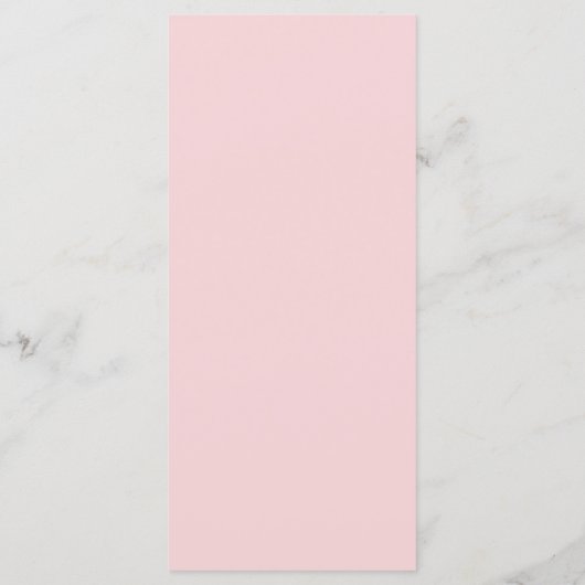 Rustiek Roze Drape Tree Branch Wedding Menu (Achterkant)