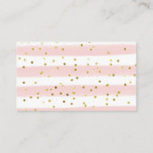 Rustiek Roze en Witte Pompoen Luier Raffle Informatiekaartje (Achterkant)