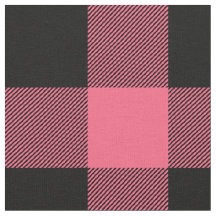Rustiek roze en zwarte Buffalo Plaid