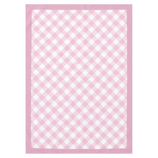 Rustiek Roze Geruite Tafelkleed Boerderij Keuken (Voorkant)