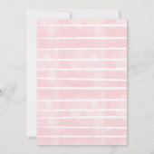 Rustiek Roze Herten Baby shower Bedankkaart (Achterkant)