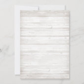 Rustiek Roze Mason Jar Girl Brunch Baby shower Kaart (Achterkant)