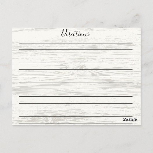 Rustiek Roze & Paarse Waterverf Bloemen Recept Kaa Briefkaart (Achterkant)