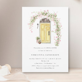 Rustiek Roze Rose Flower Garden Vrijgezellenfeest Kaart