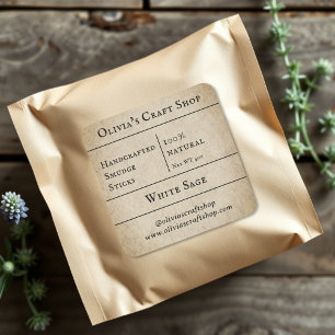 rustiek   Salie Smudge Labels