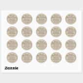 rustiek | Salie Smudge | Productetiketten Ronde Sticker (Vel)
