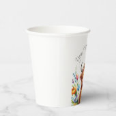 Rustiek Schattige Baby Highland Koe Baby shower Papieren Bekers (Rechts)