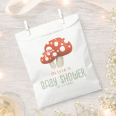 Rustiek Schattige Woodland Mushroom Baby shower Bedankzakje (Geknipt)