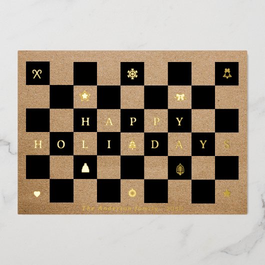 Rustiek Schattigeste Prettige feestdagen (Voorkant)