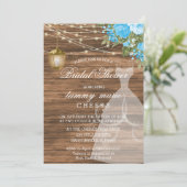 Rustiek Schuur Houten Vrijgezellenfeest - Baby Bla Kaart (Staand voorkant)