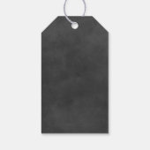 Rustiek Script Chalkboard Bruiloft Liefde is Zoet Cadeaulabel (Achterkant)