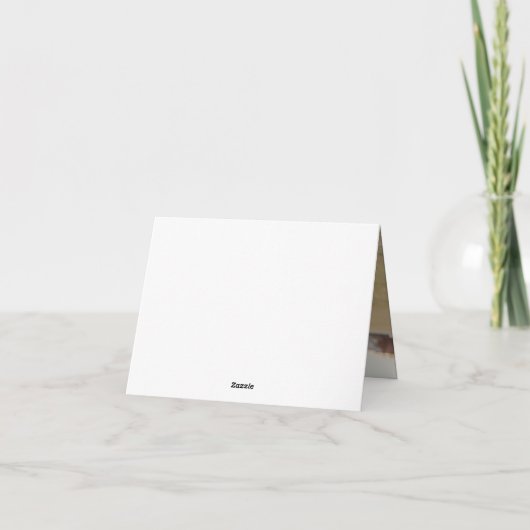 Rustiek Script Foto Moderne bruiloft Bedankkaart (Achterkant)