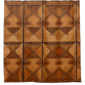 Rustiek Shabby Chic Douchegordijn (Voorkant)