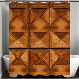 Rustiek Shabby Chic Douchegordijn