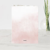 Rustiek Sinaasappel Bloemen Fall Trouwfoto Bedankkaart (Achterkant)