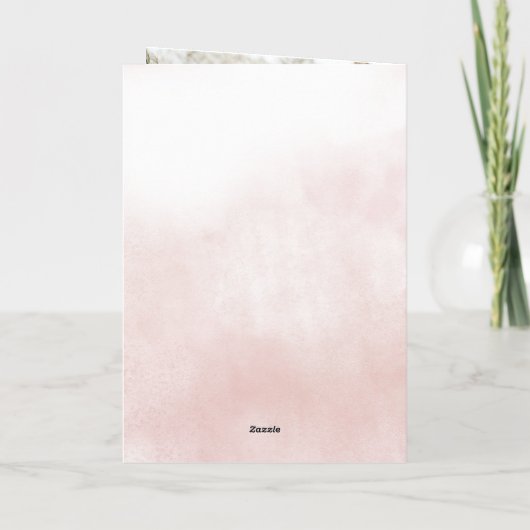 Rustiek Sinaasappel Bloemen Fall Trouwfoto Bedankkaart (Achterkant)