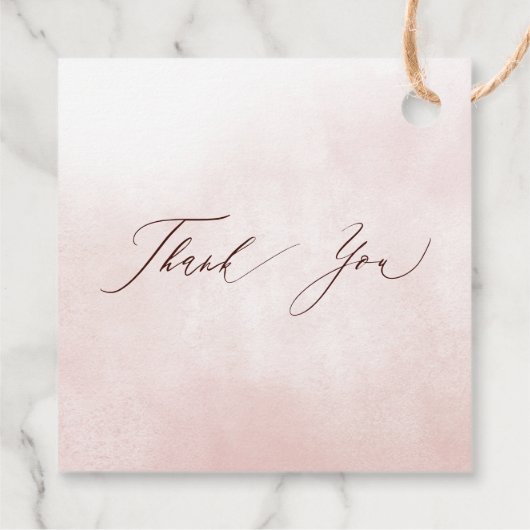 Rustiek Sinaasappel Bloemen Fall Wedding Bedankjes Labels (Achterkant)