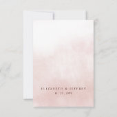 Rustiek Sinaasappel Bloemen Fall Wedding QR CODE RSVP Kaartje (Achterkant)