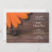 Rustiek Sinaasappel Daisy Country Junior / Senior  Kaart (Voorkant)