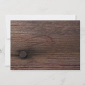 Rustiek Sinaasappel Daisy Country Junior / Senior  Kaart (Achterkant)