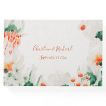 Rustiek Sinaasappel Forest Green White Floral Gast