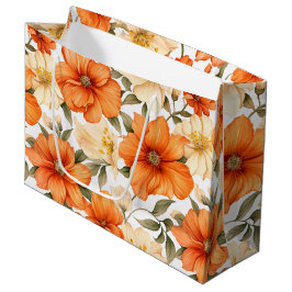  rustiek Sinaasappel herfstbloemen Groot Cadeauzakje