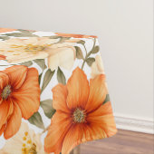  rustiek Sinaasappel herfstbloemen Tafelkleed (Voorbeeld)