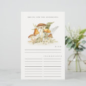 Rustiek Sinaasappel Paddestoel Fern Foliage Recept (Staand voorkant)