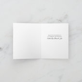 Rustiek Sinaasappel Red Fall Wedding Dank u kaarte Bedankkaart (Binnen)