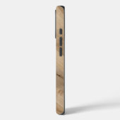 Rustiek Sinaasappel Roze Schaduw Monogram Houten T Case-Mate iPhone Case (Achterkant / Links)